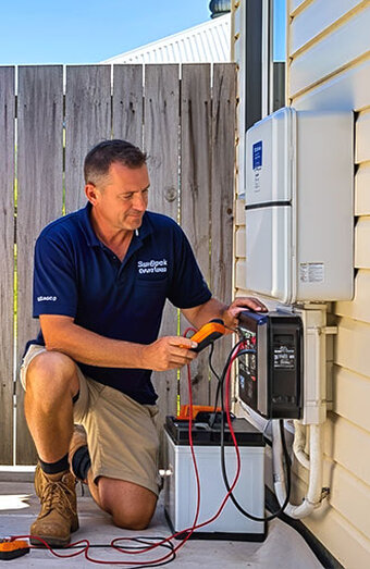 Service Installing Battery Pack